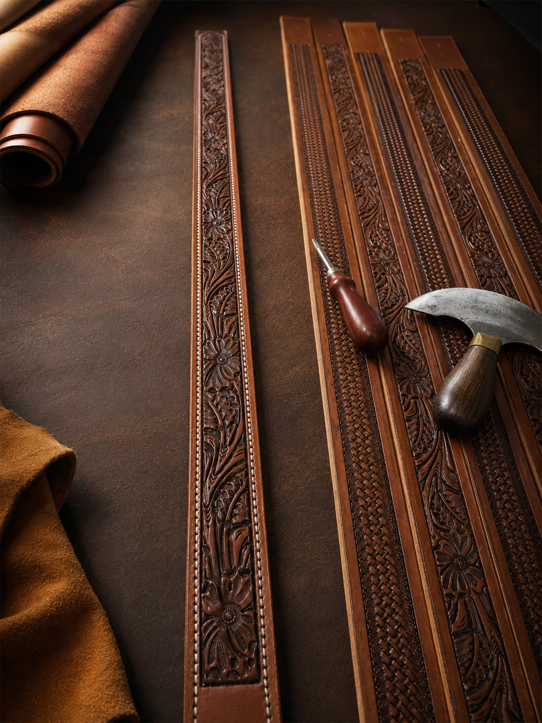 Custom Tooled Belt